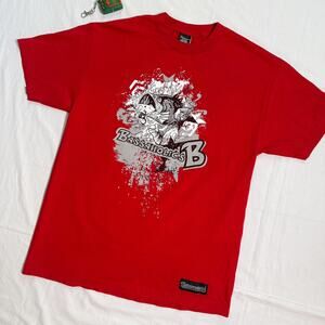 Vintage Y2K Bassaholics Bass Fishing T-Shirt - L